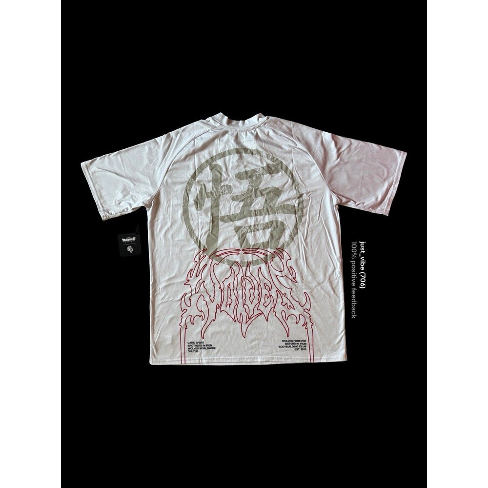 Darc Sport  x Dragon Ball Z Broly Go Dry Wolf Drop Raglan SS Tee Men’s Large NWT